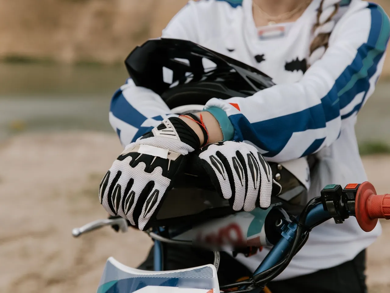 Person Wearing White Gloves